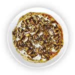 12" Garlic Bread With Cheese & Mushroom 